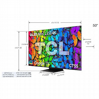 �������� ���� "50 MINI LED ���� TCL ��.��.�� ��� 50C755