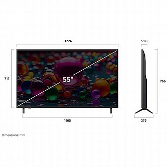 �������� ���� "55 LG UHD 4K AI 55UA85006LA