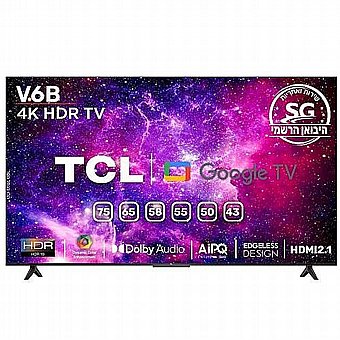 �������� ���� "55 UHD 4K ���� TCL ��.��.�� ��� 55V6B