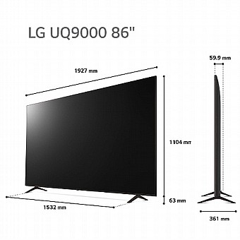 ��� �������� LG UHD - ����� 86 ���� ���� ���������� 4K ��� 86UQ90006LC