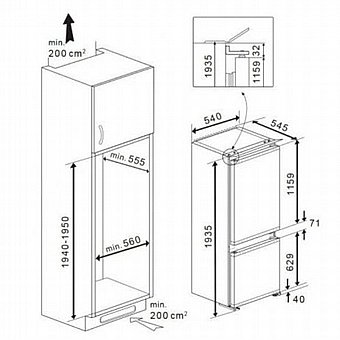 ���� �������� 54 �"� ���� BEKO BCNA306