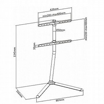 ���� ����� ������ �� 65" EAZO FS888BV2