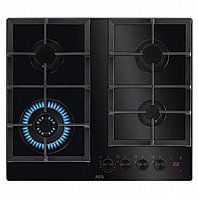 כיריים גז זכוכית 60 ס"מ AEG HKB64341NB כיריים גז זכוכית 60 ס"מ AEG HKB64341NB