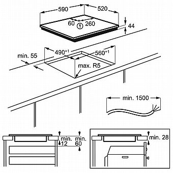  ������ ��������� 60 �"� AEG IKE64471FB