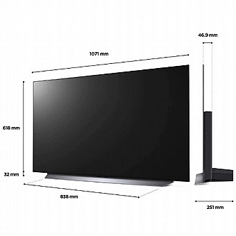 ��� ������� ����������� LG OLED EVO - ����� 48 ����` SMART TV ���������� 4K ��� OLED48C26LA