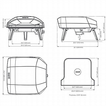 ����� ������ ���� OONI ���� ��� KODA 16"  UU-P0B400