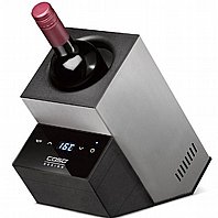 מקרר יין קומפקטי לבקבוק יין בודד CASO WINECASE DELUXE INOX מקרר יין קומפקטי לבקבוק יין בודד CASO WINECASE DELUXE INOX